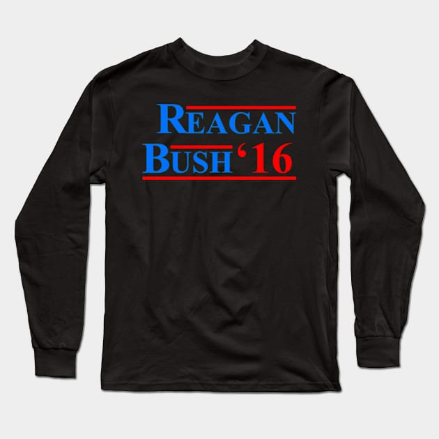 reagan bush Long Sleeve T-Shirt by antonimus